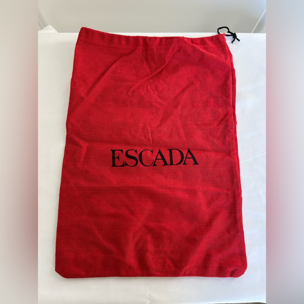 Escada Red Draw-String Dust Bag